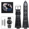 För 1853 Tissot PRX Super player Klockarmband T137.407/137.410 Äkta läderrem 12mm Rostfritt stål Armband herrarmband