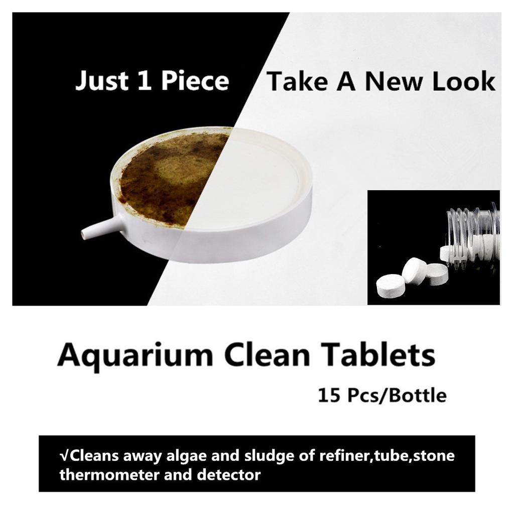 Buy Aquarium Clean Tablets Fish Tank Water Diffuser Disinfection