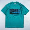 Hawaii Graphic Grid 80s Hanes VTG T Shirt 1980s Single Stitch Palm Trees Tropic