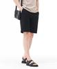 CHASECULT Men'S Cool Touch Relax Elastic Waist Shorts - Black