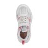 KENDALL-White/Pink Kids Sneakers