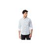Thomas Scott Mens | Full Sleeve | Printed | Regular Fit | % Cotton | Spread Collar | Casual | Shirt (Cool Blue_L)