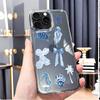 Blue Marine Organisms Phone Case For IPhone 16 15 14 13 12 11 Pro Max XR XS Max 7 8 Plus Cover Case Funda Bumber 16 15 14 13 12