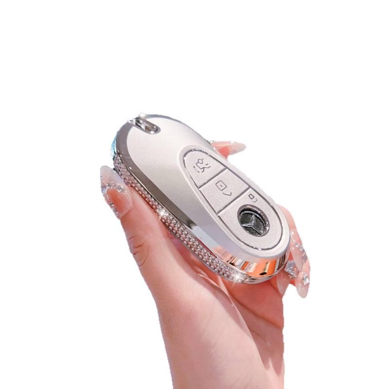Mercedes Key Case for C-Class (C260L, C200L), E-Class (E300L), GLC 300, S-Class (S400L) - Secure and Stylish Key Holder.