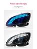 Compatible with 07-10 Mercedes-Benz C-Class W204 Headlight Assembly, Maybach LED Daytime Running Light Lens.