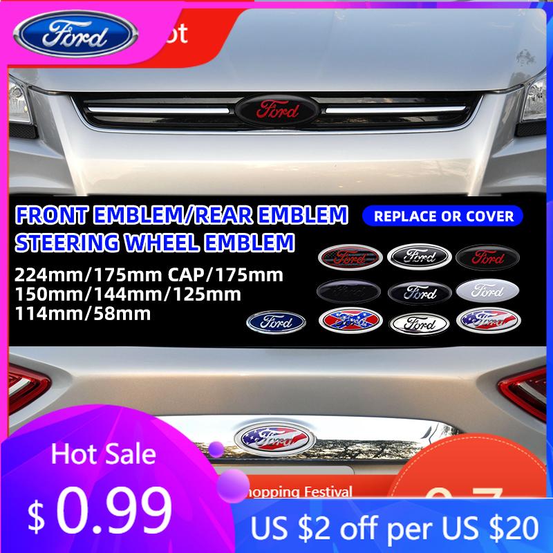 Adesivo per Auto 2025 Caldo Nuovo Emblema Cofano Anteriore Auto Adesivo Badge Bagagliaio Posteriore logo Per Ford Mondeo Explorer edge Focus fiesta Kuga Tra