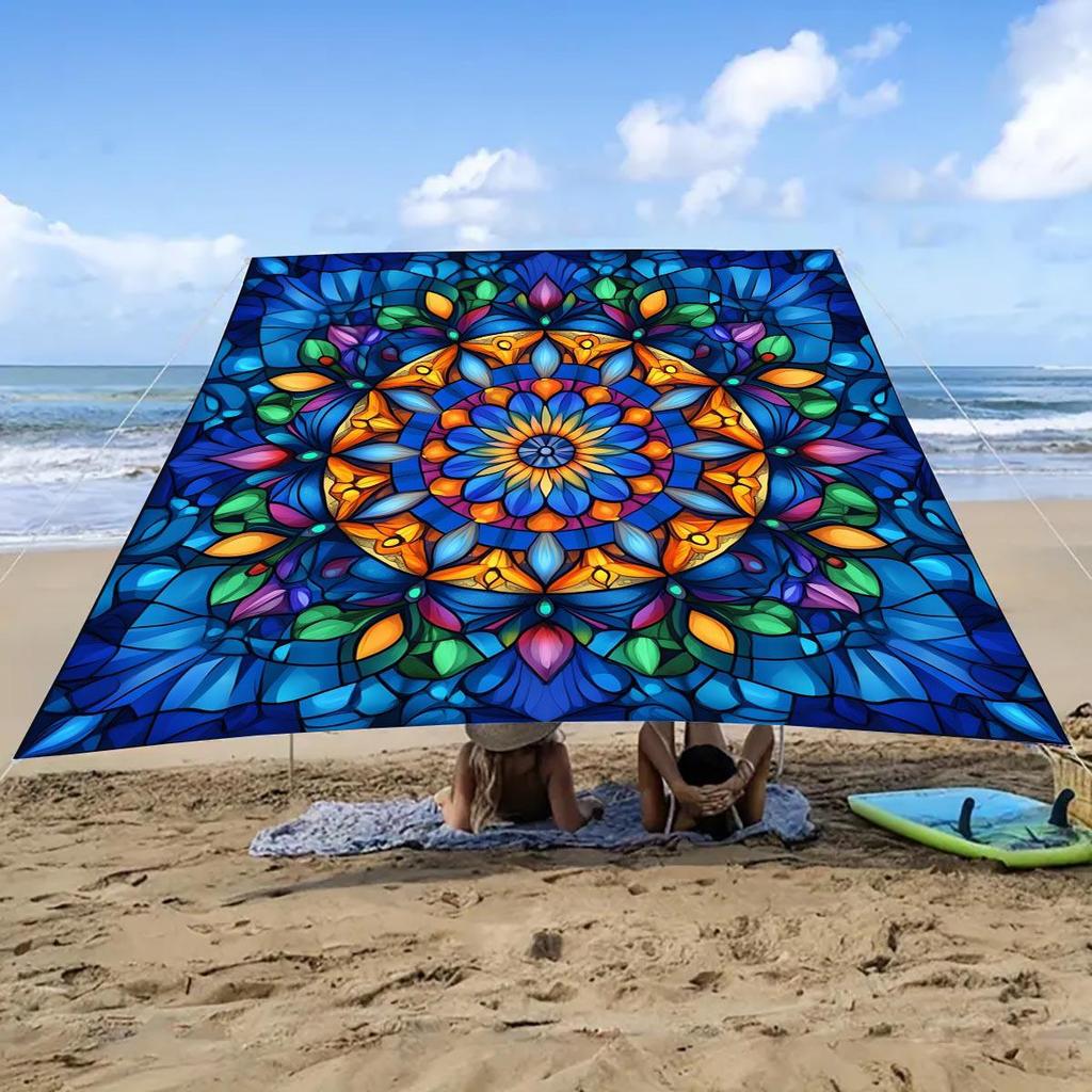 Portable Sun Shelter & Camping Tarp - Outdoor Tent and Picnic Ground Cover