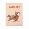 Travel Accessories Leather Passport Cover Anime Cartoon Cute Passport Case Women ID Bank Card Address Holder Girls Ticket Wallet