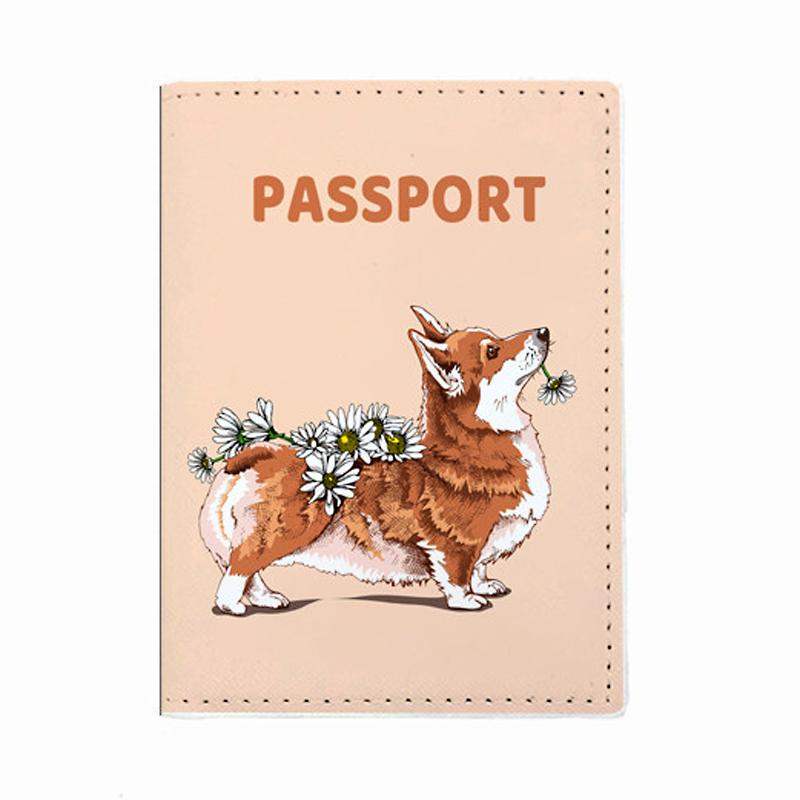 Travel Accessories Leather Passport Cover Anime Cartoon Cute Passport Case Women ID Bank Card Address Holder Girls Ticket Wallet