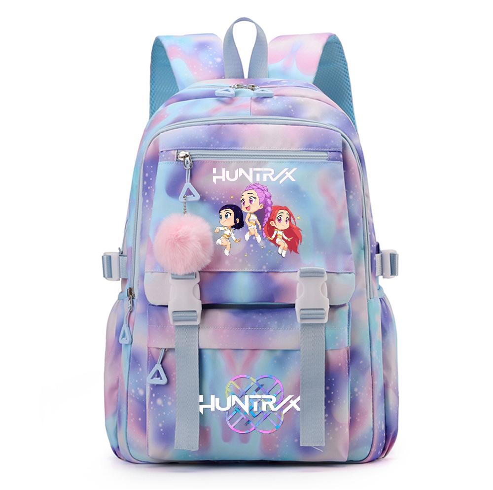 Rucsac Imprimat cu Demon Hunters K-Pop Desen Animale Școlar pentru Adolescent Student Fată Băiat Geantă pentru Cărți Capacitate Mare Impermeabilă Geantă de Călătorie Mochila
