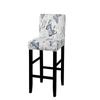Stretch Bar Stool Covers Stretch Bar Stool Chair Covers, Counter Height Chairs Covers for Kitchen Dining Room Cafe Furniture
