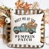 Hello Pumpkin Printed Pillow Case Autumn Party Decor Home Cushion Cover Fall Holiday Pillowcase Thanksgiving Halloween Best Gift
