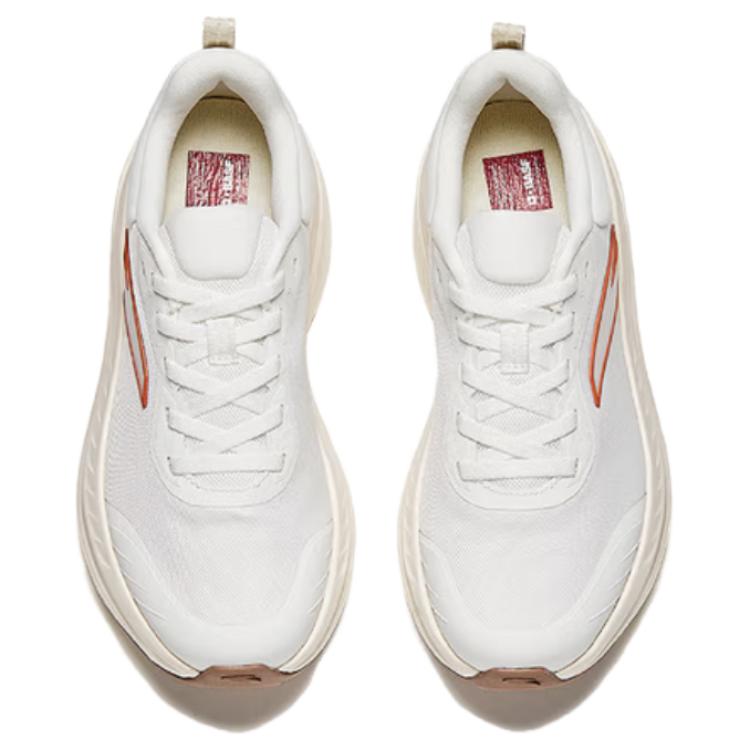 Anta Cloudway Einfach Bequem Stoßdämpfung Rutschfest Wasserdicht Low-Top Freizeitlaufschuhe Damen Sneaker Papierweiß 122545519-5