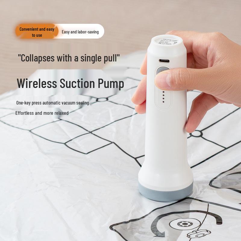Compact USB Wireless Air Pump for Home Vacuum Compression Bags