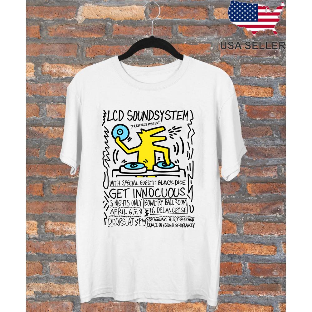 Hot LCD Soundsystem Adult Men Women Short Sleeve S5XL ZL748 Unisex T-Shirt L