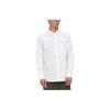 Solid Color Button Long Sleeve Shirt Men Shirts White 455956-00