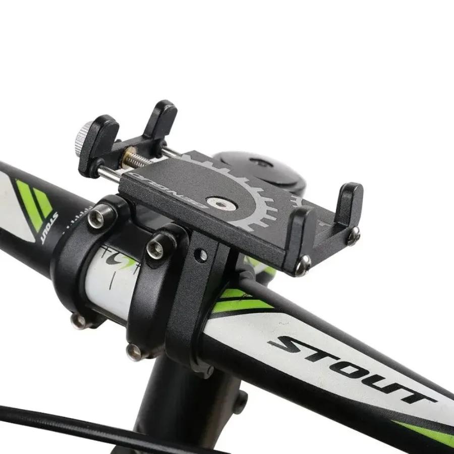 Universal Mobile Phone Holder Metal Cell GPS Mount Motorcycle Stand Bracket Bike Moto Handlebar Scooter Antislip Clip