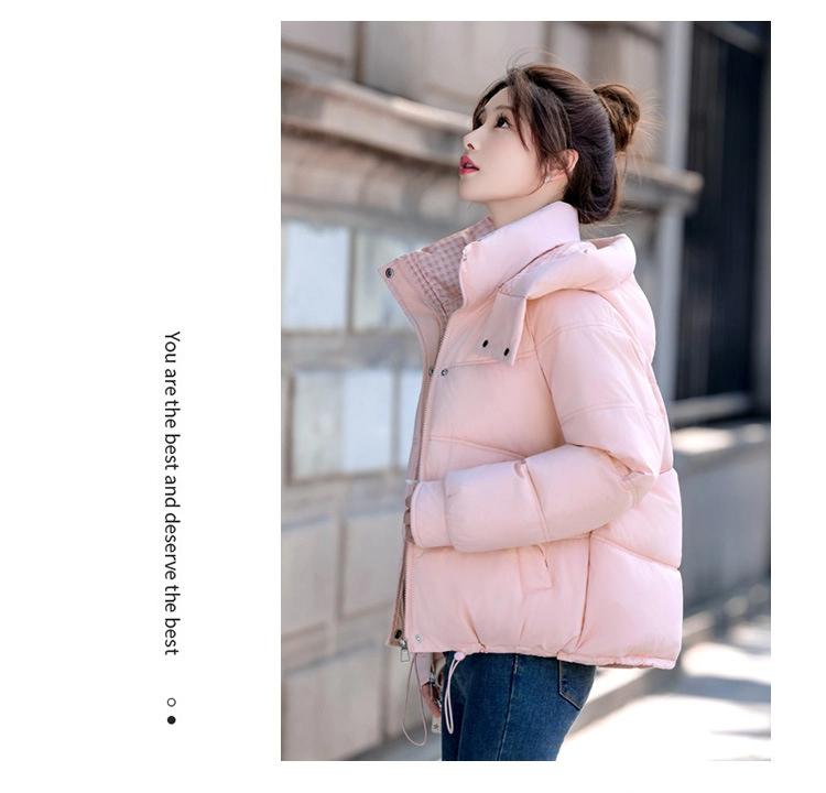 Women’s Short Detachable Hood Windproof Thicken Warm Winter Jacket