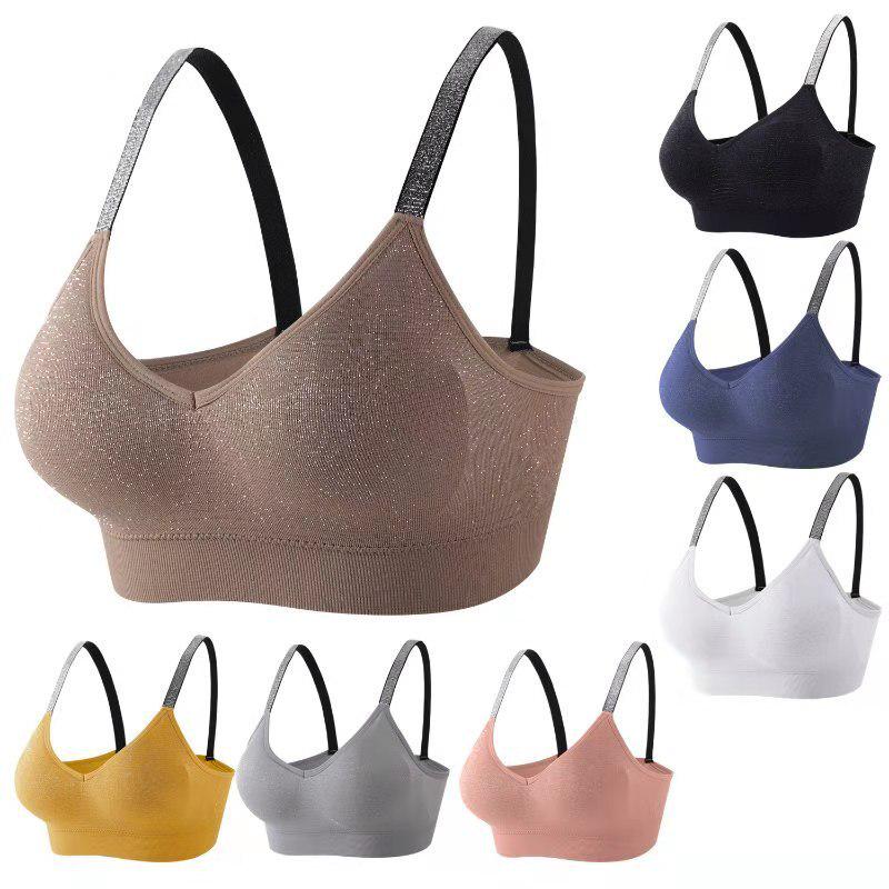 Buy Sports Bra Women Fitness Tops Seamless Yoga Bra Women Solid Quick