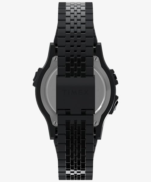 TIMEX Ironman Eight Lap 8 Lap Metal Quartz Watch TW5M66500 Black Digital Watch