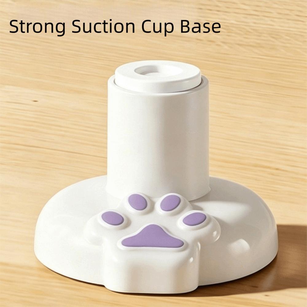 Rotating Automatic Cat Teaser Easy To Install Feline Wand Interactive Electric Butterfly Cat Handshands-off Suction Cup