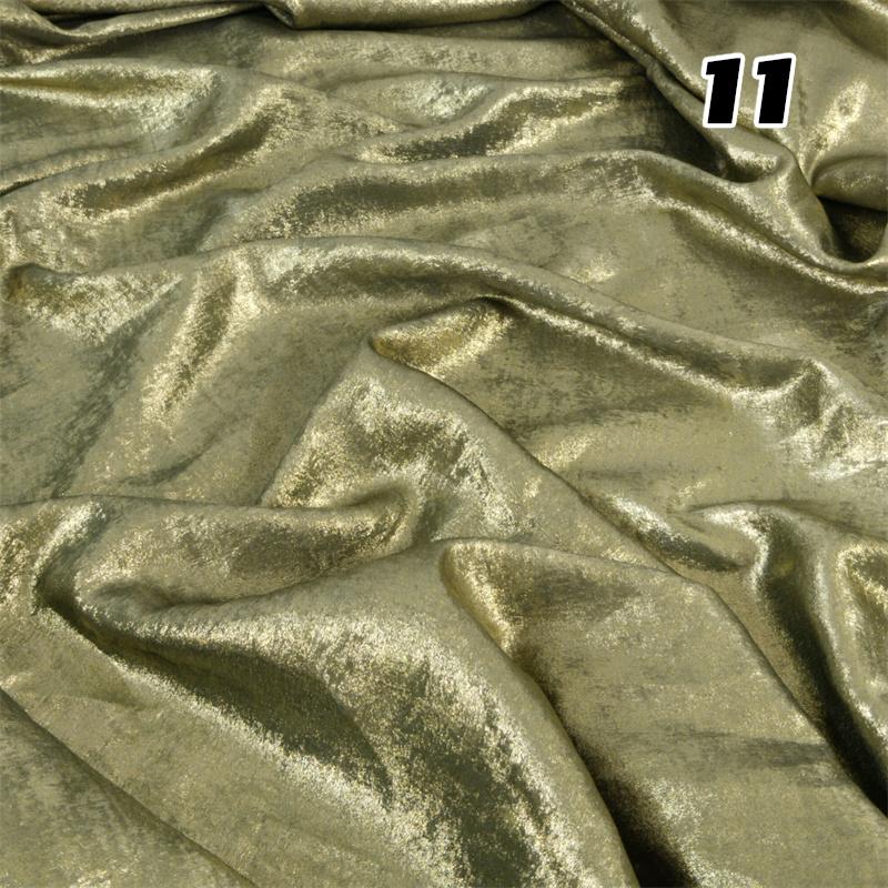 100*150cm Shiny Hot Stamping Stretch Luster Fabric For Diy Sewing Wedding Dress Hanfu Upholstery Sofa Curtain Background Cloth