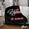 Motogp Name Blanket Lightweight Blanket For Sofa Bed Travel Camping Living Room Office Sofa Chair And Bed Digital Printed Fleece Blanket With Soft And