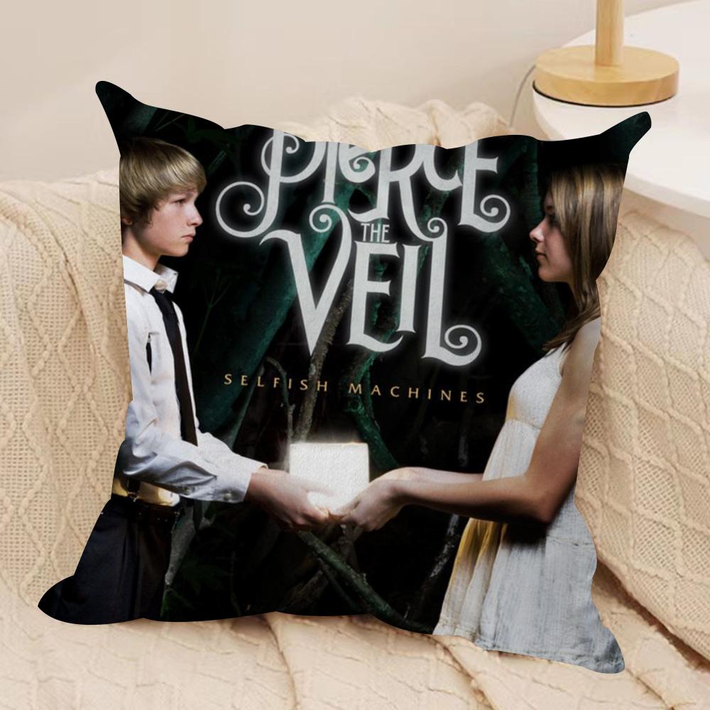 

Pierce The Veil Cushion Cover Silky Short Plush Double-Sided Printed Pillow Case for Sofa All Seasons Home Decor Gift 30cmx30cm