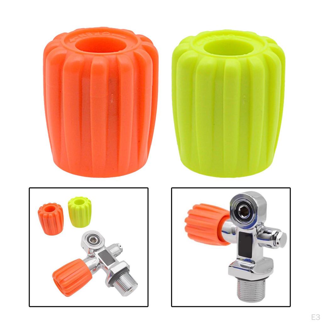 Anti-slip Scuba Diving Cylinder Valve Knob Replacement Part for Professional Underwater Sports