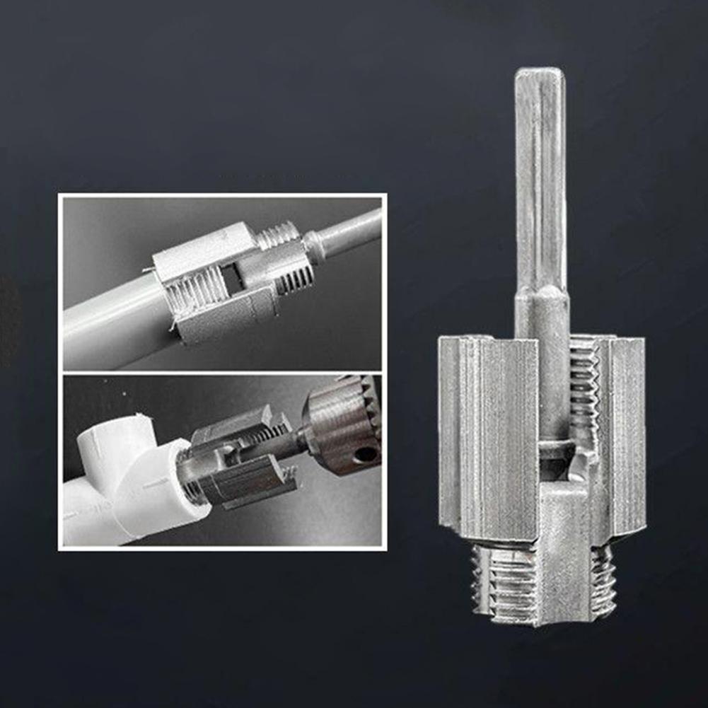 Steel Water Pipe Threader 4/6 Points Internal External Pipes Threading Tools PPR Waterpipe Thread Wire Opener Tap Tapping Kits