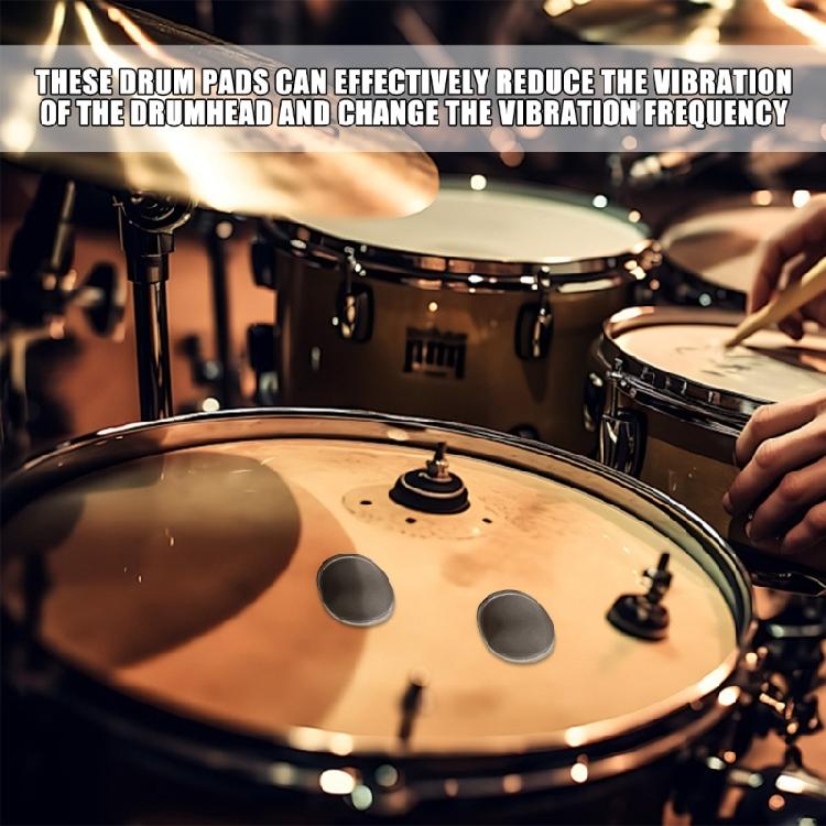 Drum Set Silicone Silencers Shock Absorbing Practice Pads Noise Reduction Pads Suitable for Quiet Training Event