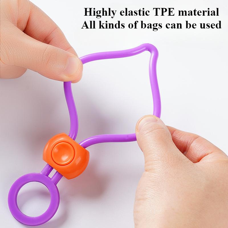 1PC Creative Practical Colourful Seal Clip Multi-functional Kitchen Fresh Bag Seal Clip  Kitchen Gadgets Bag Sealer