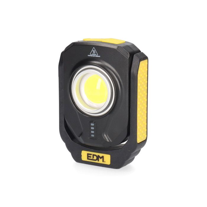 Lommelykt - GREENICE - 10W - 900Lm - Oppladbar USB - Magnetisk sokkel