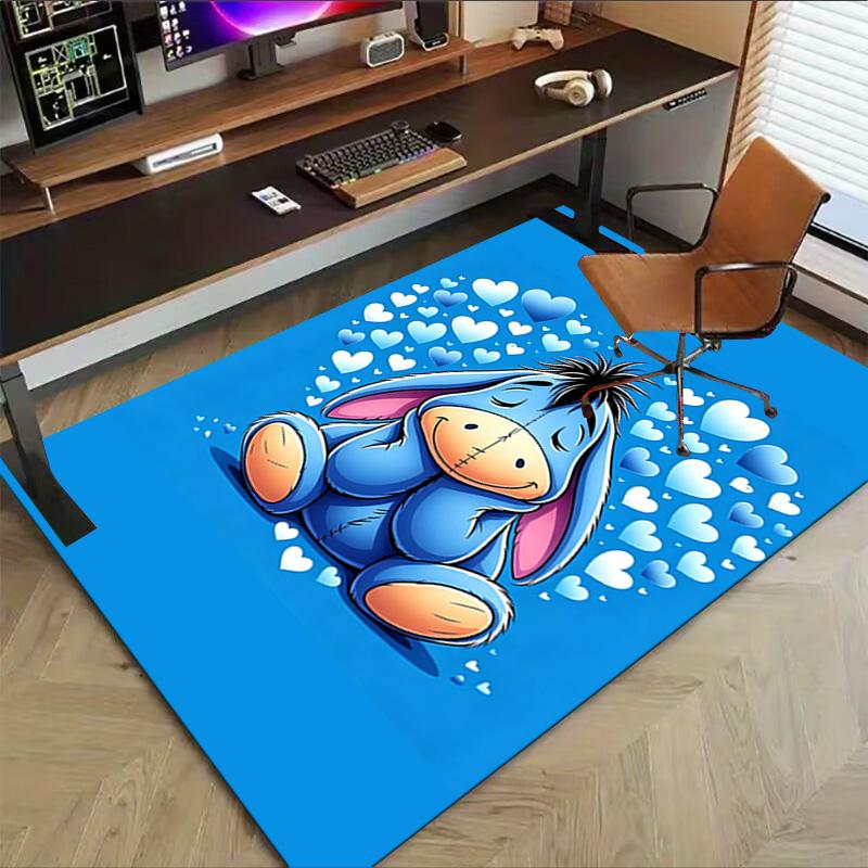 Eeyore'S Heartfelt Journey Carpet For Playroom Bedroom Living Room Sofa Home Decorkids Game Area Rug Nonslip Floor Mat