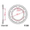 525 Motorcycle Rear Sprocket For Yamaha TRX850 96-00 TDM900 02-13 FZ8N FZ8S FZ8 NA SA 10-15 39T-49T