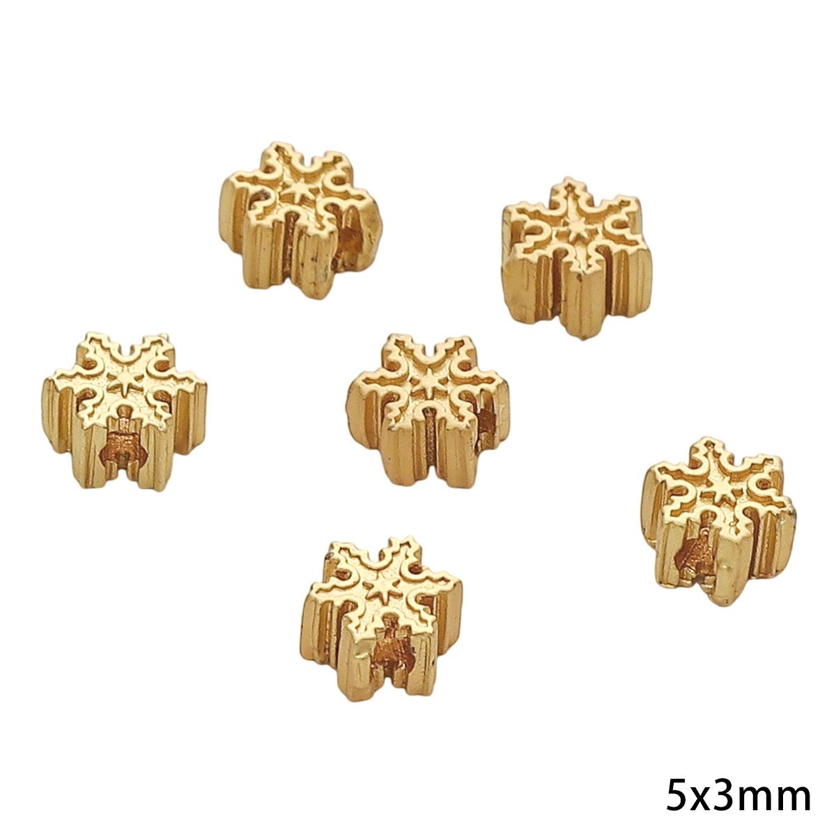 

Медные бусины с древним методом, песочные и золотые разделительные бусины для изготовления ювелирных изделий своими руками, аксессуары для рукоделия 06 5x3mm