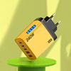 240W 5 Port GaN Fast Charging Adapter USB C PD QC3.0 Charger Portable for International Travel Multi Electronics Charging