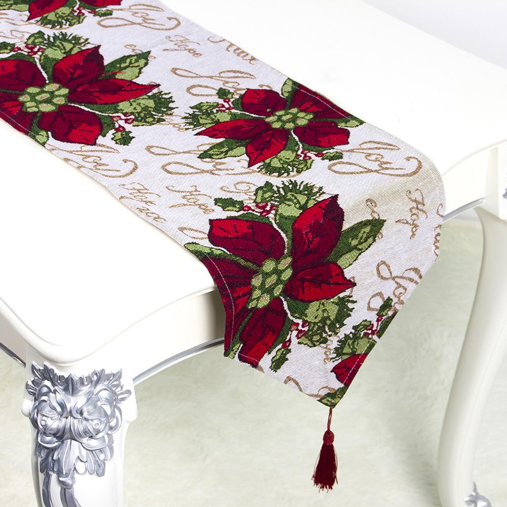 2020 Christmas Tablecloth Decoration Plaid Checkered Table Runner Cotton Tablerunner Elegant Decor For New Year Party Dinner