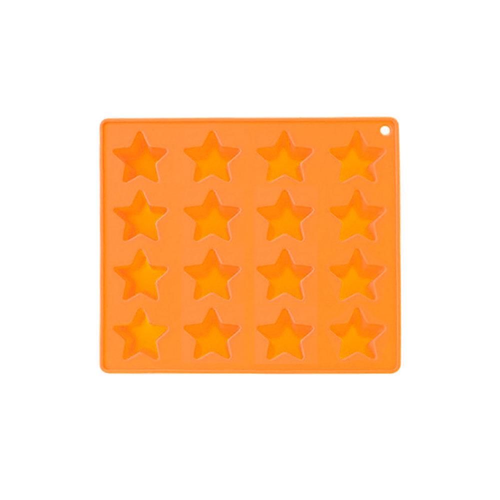 Silicone world 16 grid star ice grid Silicone Mold  Ice Cube Tray DIY Chocolate Fondant Mould Pastry Jelly Cookies Baking Tools