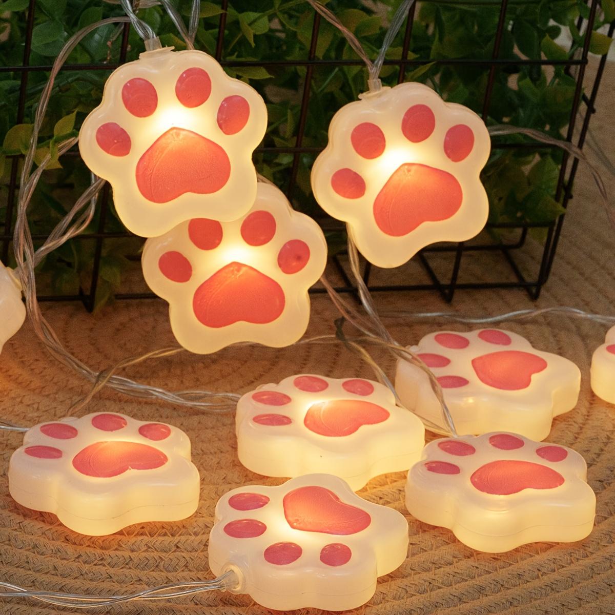 

Розовая гирлянда в форме когтей в форме сердца, подходящая для семейных комнат и сцен внутренней отделки, дней рождения, Дня матери, Дня благодарения, Рождества 1.5m10led,1pc