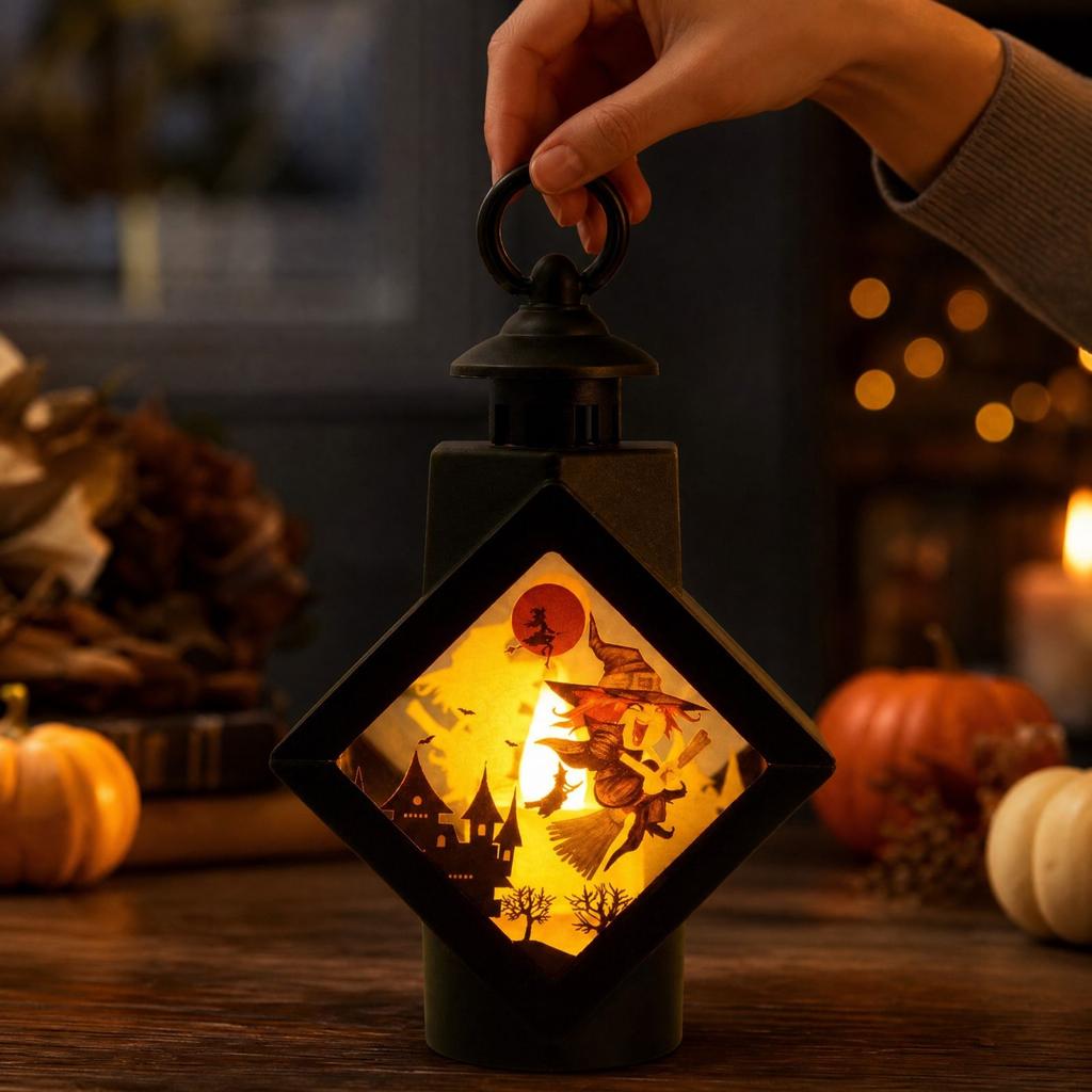 Halloween -Shaped Light Decoration for Holiday Tabletop Decor