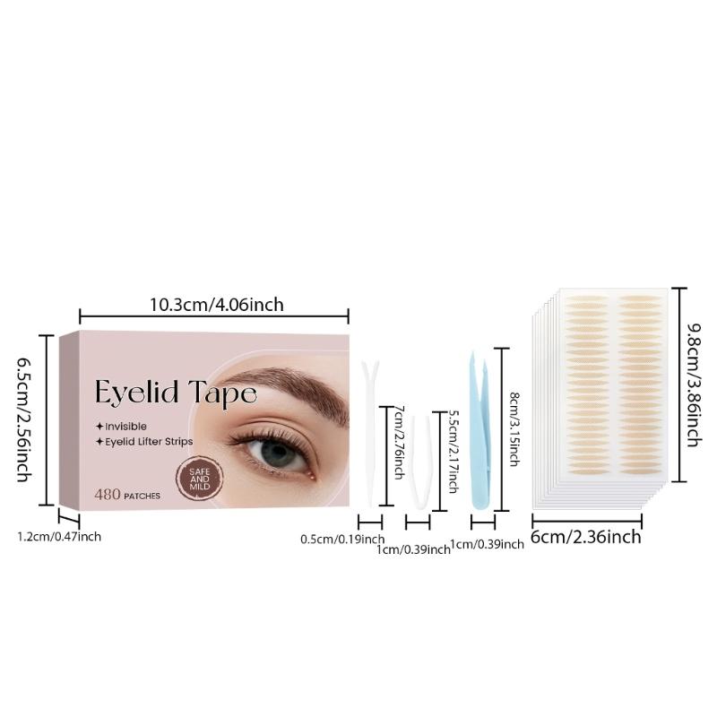 Seamless Double Eyelid Strips With Airflow Materials Not Adhesive Needed For Sensitives Skin Daily Use