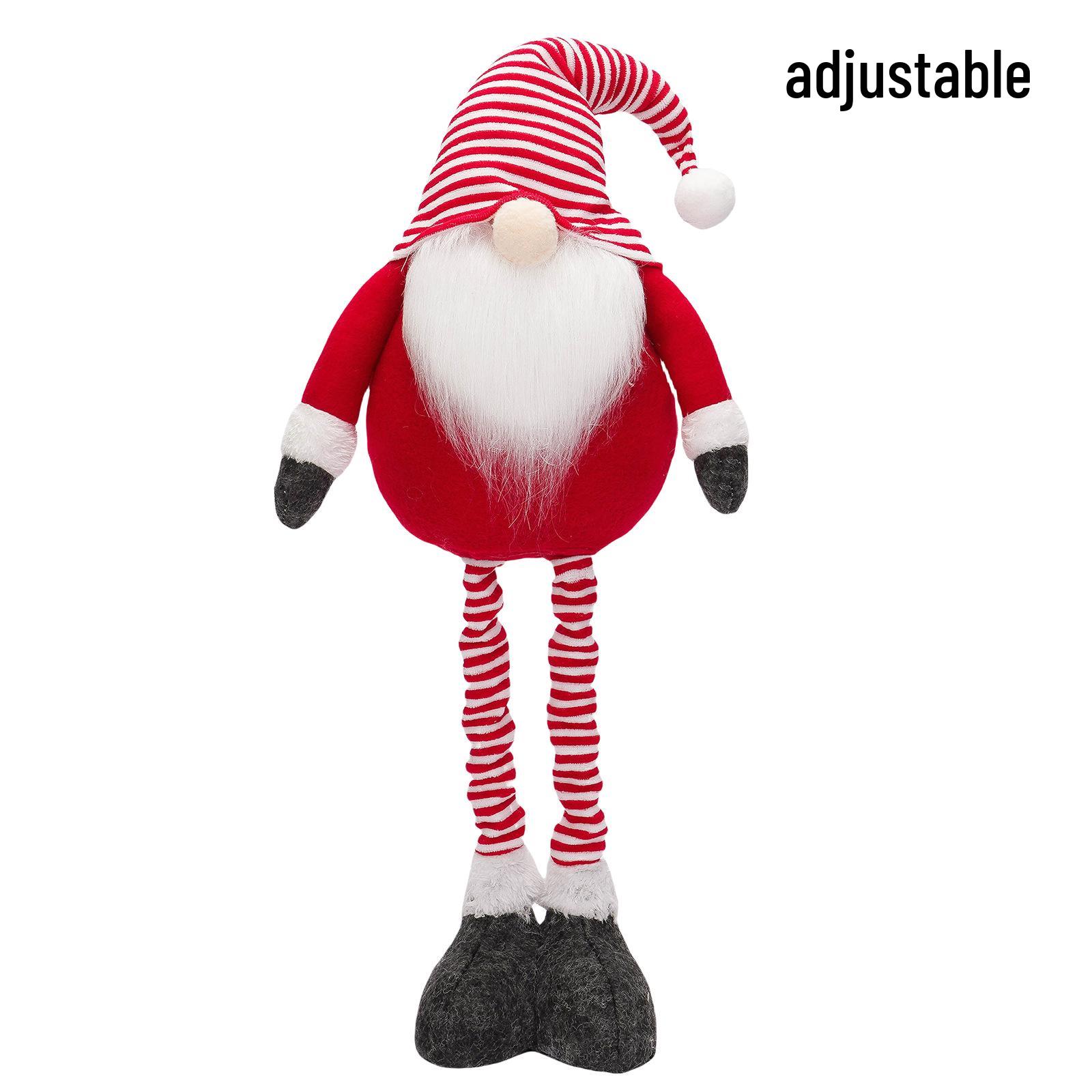 Nordic Santa Claus Telescopic Striped Faceless Doll Decoration