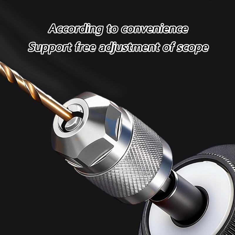 Quick Install Hexagonal Shank 3 Jaw Chuck for Pneumatic Drills Metal Construction Suitable for Power Tool Precise Grip