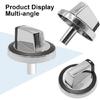 5 Pieces Universal Switch Knobs Durable Oven Stove Knob Assembly Easy to Install