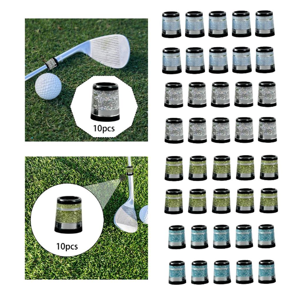Golf Iron Ferrules Rubber Sleeve Adapters Golf Club Shaft End Caps Replacement Ferrule Protectors for Golf Equipment