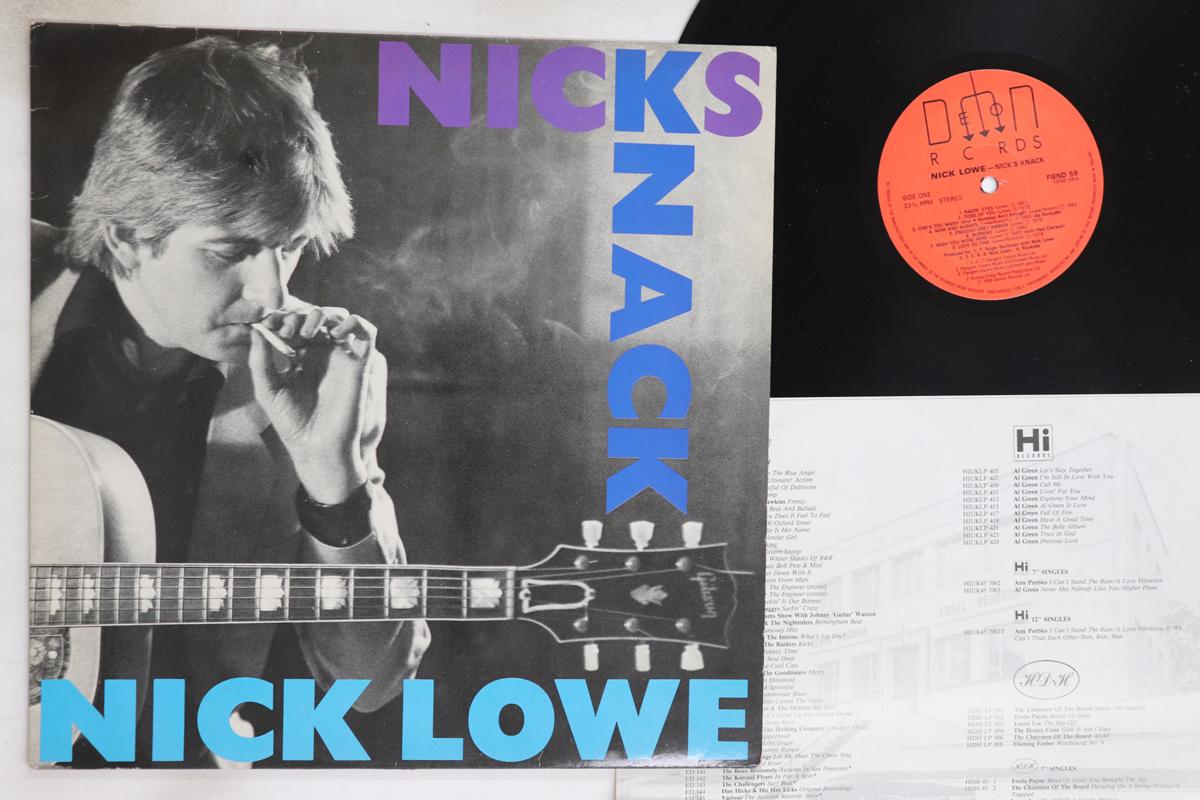 

LP Record NICK LOWE - Nicks Knack FIEND59 DEMON 1986 UK Rock Used