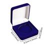 Samt Münzpräsentationsbox Abzeichen-Display Münzhalter-Etui Für Souvenir-Sammlung