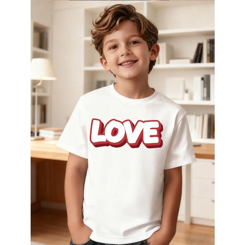 

European sizes Boys Short Sleeve Fashion Print Top | Casual, Breathable and Comfortable, Ideal for Daily Wear and Outdoor Activities 98cm белый