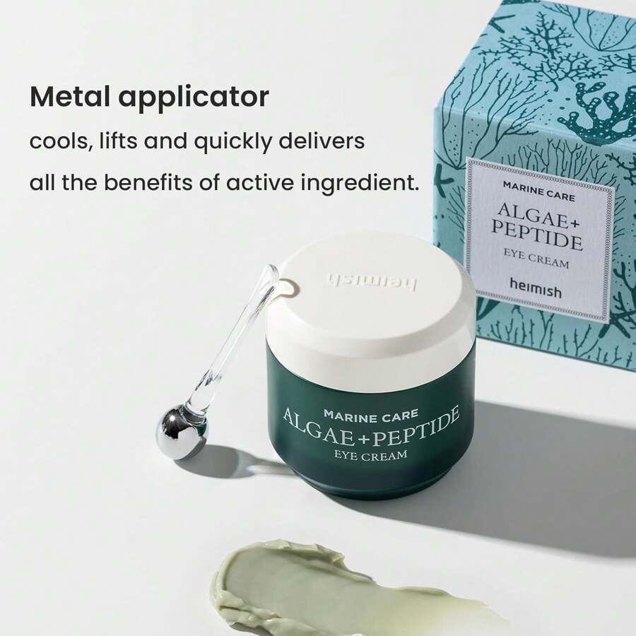 Heimish Marine Care Eye Cream 30ml, Anti Aging Under Eye Cream,Rich Hydrating Formula With Peptides,Niacinamine For Dark Circles, Puffiness &